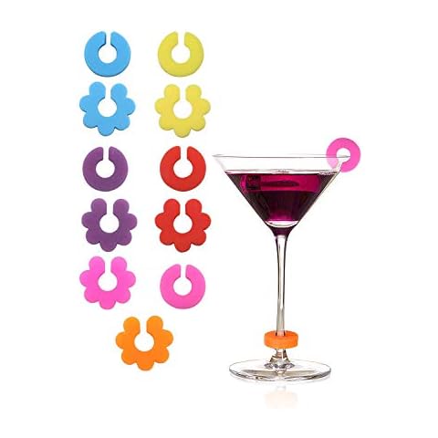 Hocaies Etiqueta de Copa de Vino 12pcs Cover