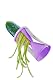 Manueller Spiralschneider GEFU SPIRELLI in Violett