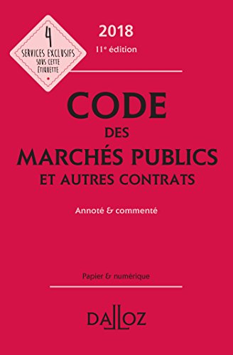 livre Code des marchés publics et autres contrats: Annoté & commenté