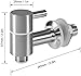 NiftyPlaza Replacement Spigot/Faucet/Tap for Beverage Dispenser Stainless Steel, 16mm with Ceramic Valve Tap, Fits 5/8 Inch Opening