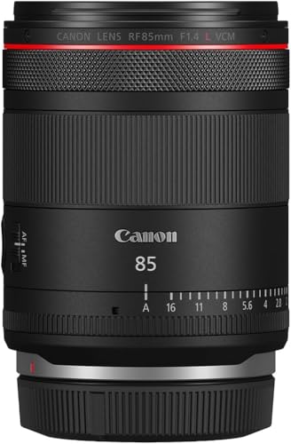 Image of Canon RF 85mm F1.4 L VCM Lens | L-Series Portrait Lens | Fast Autofocus | Stabilized Telephoto Prime