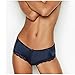 Plus Size Underwear for Women Cheeky Bikini Panties Silk Nylon Soft Bowknot Lace Trim Sexy Lingerie Comfort Briefs 5 Pack Low Waist Panty Size XL