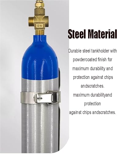 Support bouteille oxygène en acier inoxydable durable de 34cm - 6