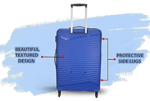 Image of American Tourister Kamiliant 79 Cm 4W Hard Spinner,Light Weight Strolly /Luggage /Trolley Bag (Blue)