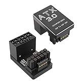 12VHPWR 180 Degree Angled Adapter: Aluminum ATX 3.0 16 Pin GPU Power Connector 600W Pcie5.0 Power Adapter for 12+4pin RTX 3090Ti 4070Ti 4080 4090 Graphic Card GPU (Type B)