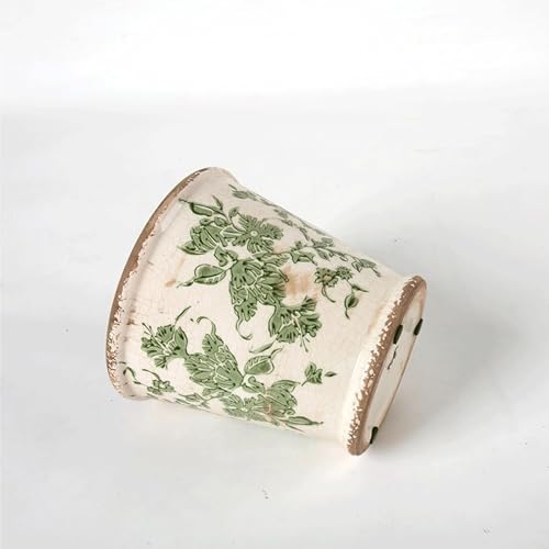 Pots de fleurs en céramique décoratifs de 16,5 cm de qualité