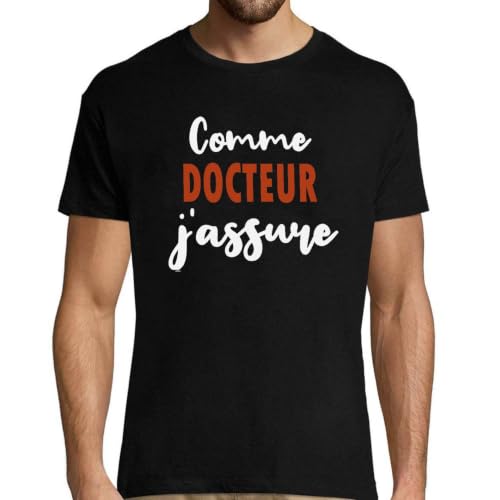 T-Shirt Homme Docteur Jassure cadeau fête des pères original rigolo