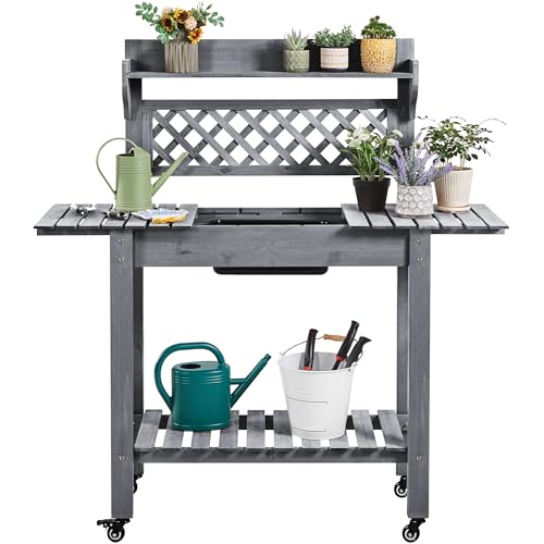 Yaheetech Rolling Bench