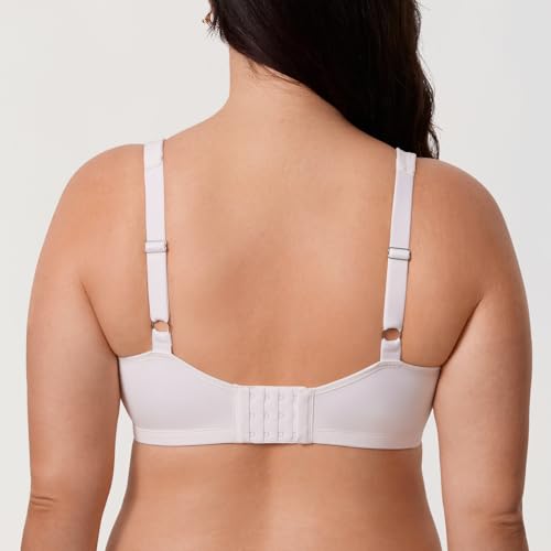 Image of DELIMIRA Women's Minimizer Plus Size Underwire Bras | Smooth, Full Coverage, Seamless, Tshirt Bra