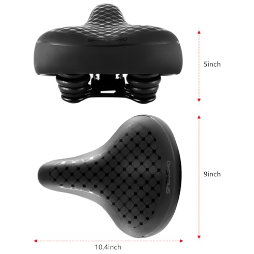 Spicimomo Comfort Bike Seat, Bike Seat Cushion Compatible With Mountain Bikes, City Bikes thumb #1