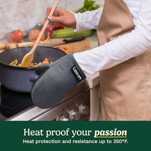 Image of Cuisinart Mini Oven Mitts, 2-Pack, Neoprene Grip, Heat Resistant 350F