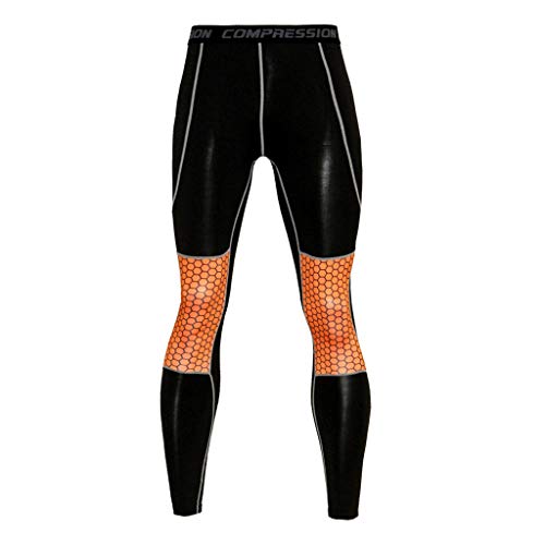 image for Dasuy Plus Size Men's Elastic Quick Dry Compression Running Gym Tracks