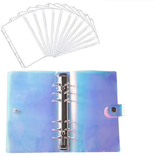 HLHXMWXY A6 Budget Binder ,Budget Planner,Cash Envelopes for Budgeting Budget Binder with Cash Envelopes Money Organizer for Cash Leather Binder Zipper Binder