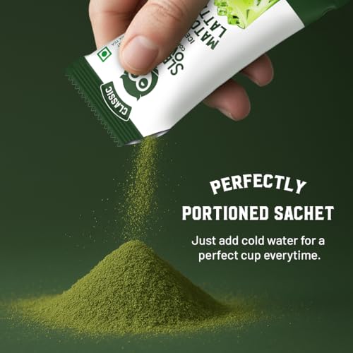 Image of Sleepy Owl Classic Iced Matcha Latte Premix Powder, Made with Premium Japanese Matcha Green Tea Powder, Instant Premix Easy to Make Anywhere, Calm Energy & Focus, Natural Antioxidants, 3 Sachets