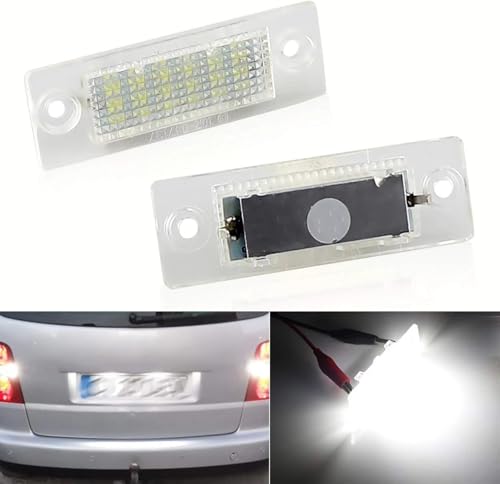 Luces de matrícula para Passat Variant 2001-2008 iluminación de placa trasera original sin error 2