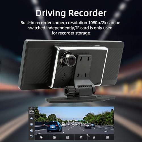 Pantalla portátil para coche que soluciona la falta de GPS y CarPlay inalámbrico 6