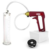 Algopix Similar Product 6 - LeLuv Maxi Red Penis Pump for Men