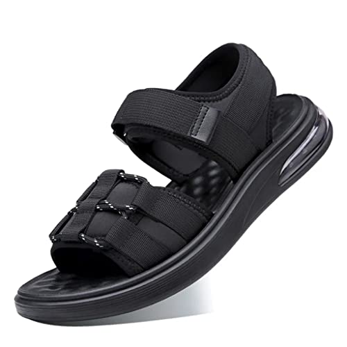 Mesh Sandals Men's Beach Shoes Breathable Air Cushion Men Casual Sandals Sandalias(39)