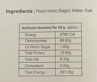 gfi JAWARI BAJRA ROTTI Soft Fluffy Rotis | Chakki Ground Pearl Millet Flour | Naturally Gluten Free