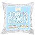 Creative Deco Füllwatte 1200g | Antiallergisch | 95 C waschbar | Praktisches Füllmaterial für Kissen-Bezug und Teddy
