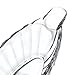WHJY 4 Pack Banana Split Bowls Ice Cream Sundae Bowls Banana Split Boats 250ml/8oz Ice Cream Dishes Glass Banana Split Dish for Fruits Salad Dessert-Radial Line Pattern