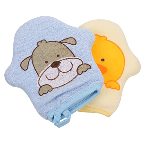 Mitaines de nettoyage en coton Vaguelly pour laver la peau sensible sans irritation