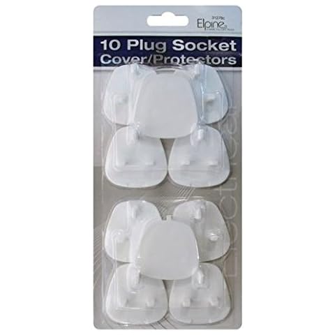 Socket/Plug Cover Protectors Pack of 10 Baby Safety Baby Proofing UK Cover