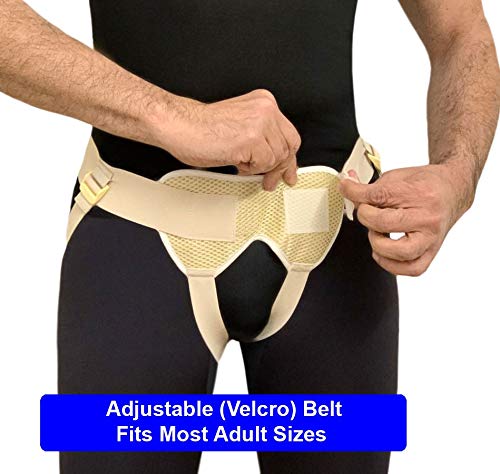 Faja Hernia Ajustable con Almohadillas de Compresión miniatura 3