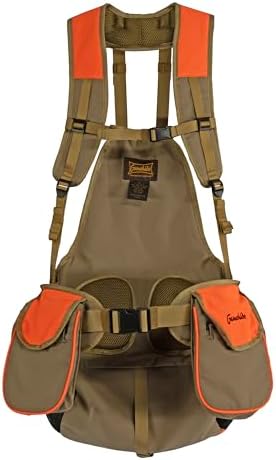 Best Bird Hunting Vest That Will Change Your Outdoor Experience 8 Gamehide Mens Upland Game Bird Hunting Strap Vest Fully Adjusble With Orange Tipping