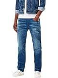 Die 3301 Slim Jeans ist aus weichem Denim mit einem lebendigen blauen Farbton und weichem, trockenem Gefühl gefertigt