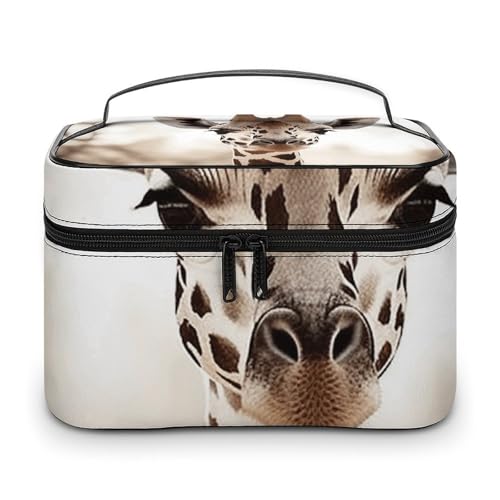 Foldable Travel Luggage Bag for Men And Women, Dry And Wet Separation Portable Travel Luggage Bag, Giraffe Printed Waterproof Sports Luggage Bag, Fitness Bag