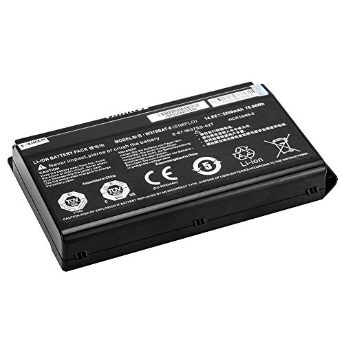 XITAI 14.8V 76.96Wh W370bat-8 6-87-W370S-4271 Repuesto Batería para Clevo W350ET W350ETQ W370ET Sager NP6350 NP6370 Schenker XMG A522 A722 Series