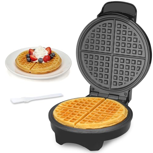 FineMade 7 Inches Round Classic Waffle Maker...