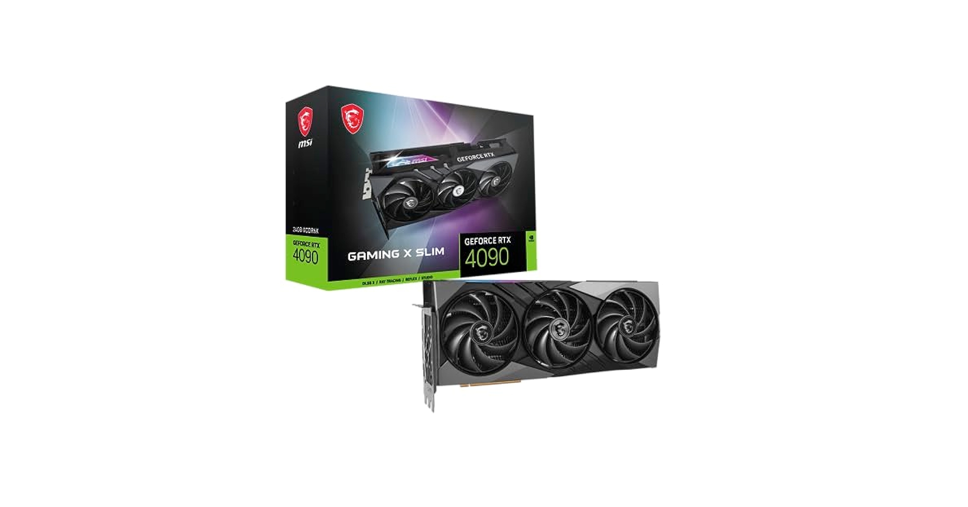 MSI GeForce RTX 4090 Gaming Slim ジャンク Clearance* MSI RTX 4090 GAMING X SLIM GPU (No Core & VRAM