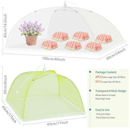 Cubierta de frutas plegable Rainbow-2L: protección transpirable y compacta para sus platos 3