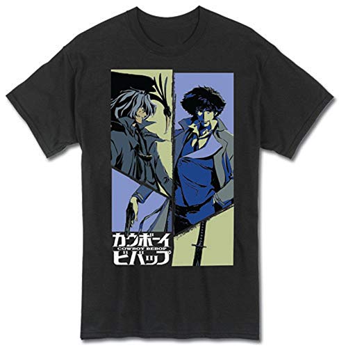 COWBOY BEBOP/アニメキャラTシャツ Amazon.com: Cowboy Bebop Men's Spike, Faye, Jet, Ed, EIN T-Shirt