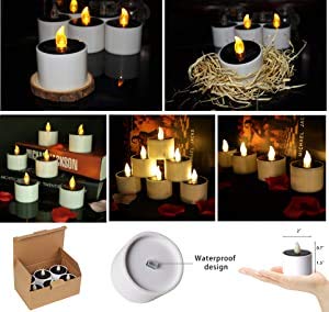 Amazon.co.jp: 防水 ソーラー LED キャンドル ライト キャンプ緊急