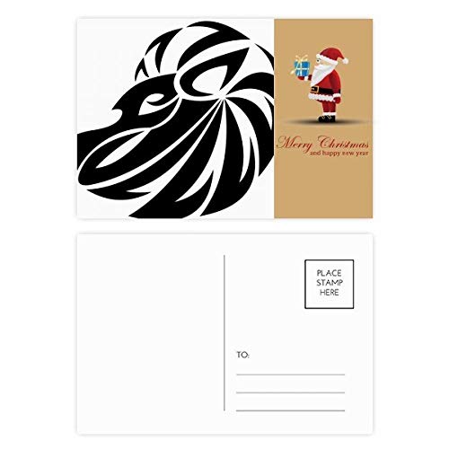 Cartes postales zodiaque du Père Noël pour décorer votre table de fête