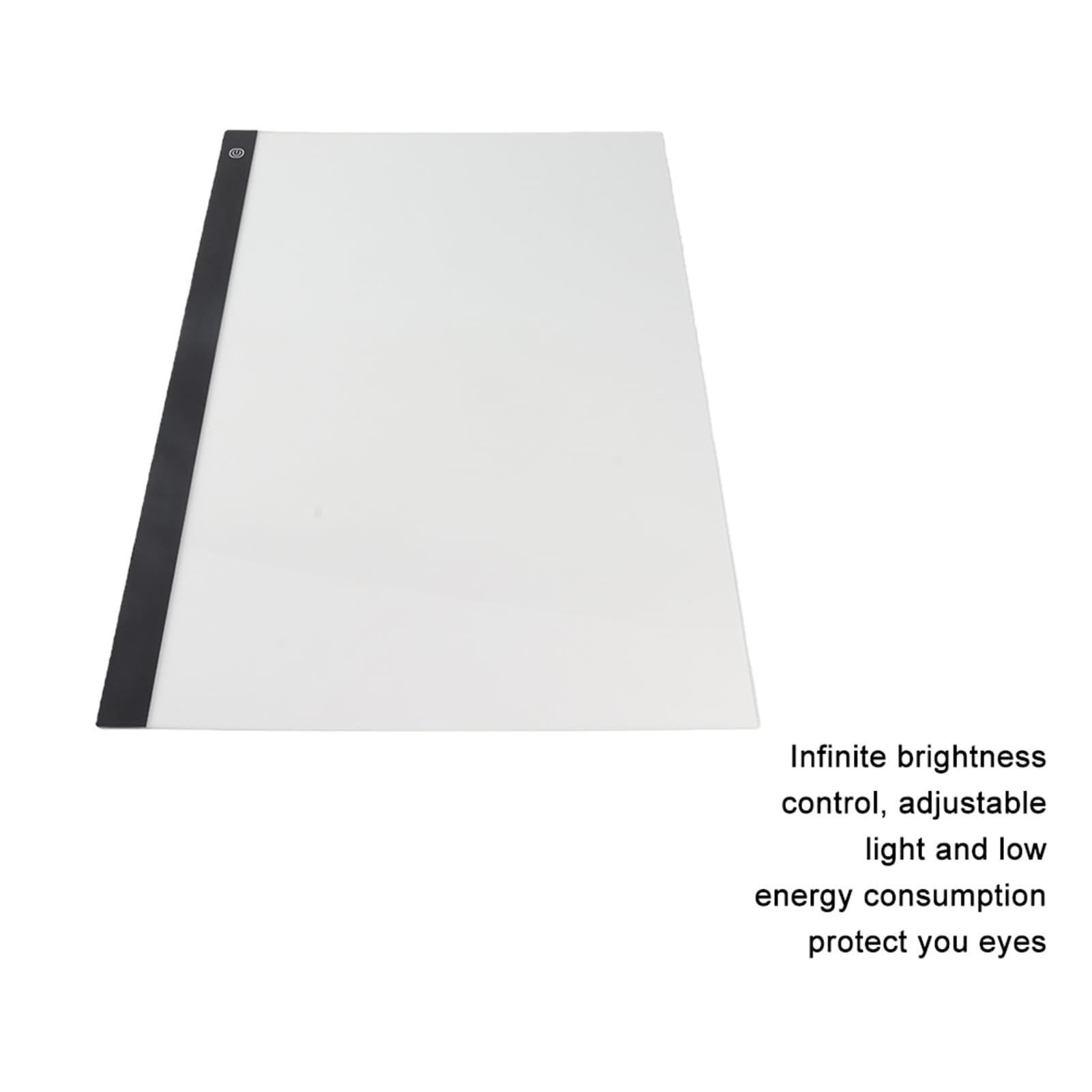 Leftwei Blok Kopiujący A2 LED Tracing Light, Tablica do Rysowania Artystycznego z nieskończoną regulacją Jasności, Panel Wysoce Akrylowy, Funkcja Pamięci Jasności dla Dzieci, Biura, Szkoły, Domu