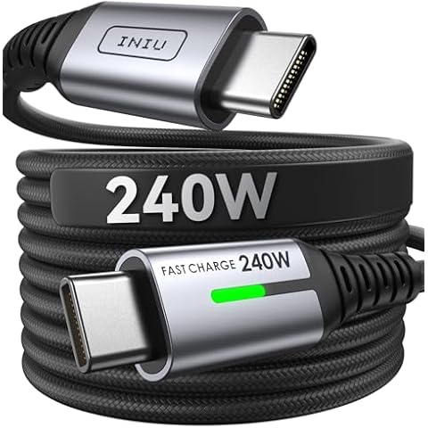 INIU 240W USB-C Fast Charging Cable Cover