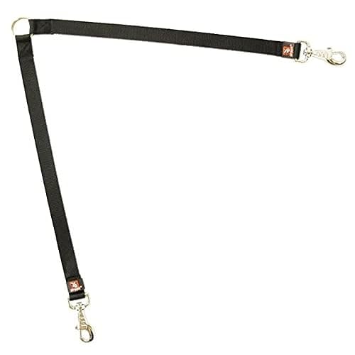 Arppe 4077012509 Acople Dos Perros Nylon Basic, Negro