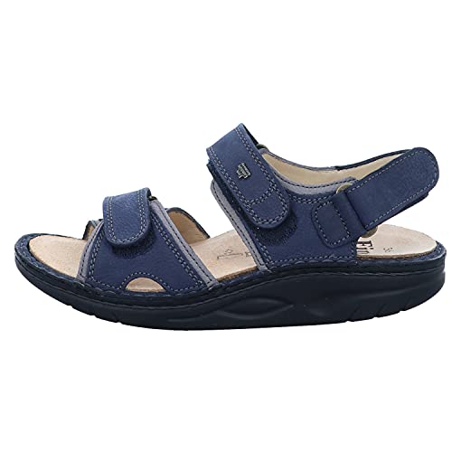 Finn Comfort Womens Yuma 1561 Lake/Grey Nubuck Sandals4