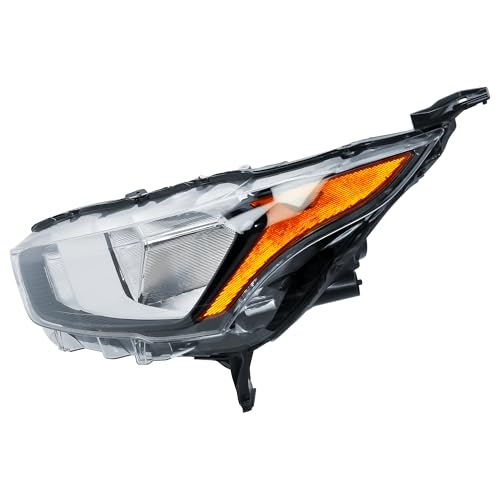 Replacement Driver Left Side Black Trims Halogen Headlight Headlamp for Ford Transit Connect from 2019 to 2023 by LONGLING - Image 4