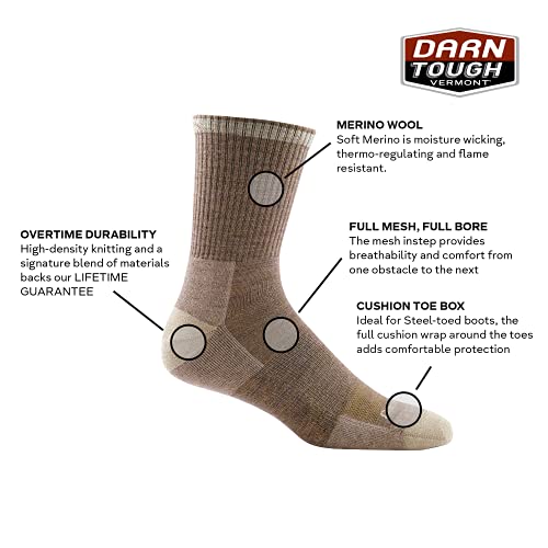 Darn Tough Vermont Fred Tuttle Cushion Micro Crew Sock (2005 Style) Men's2