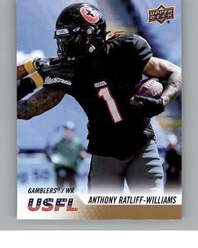 2023 Upper Deck USFL Box Set Gold #15 Anthony Ratliff-Williams Houston Gamblers NFL Football Card NM-MT