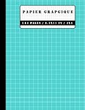 CAHIER PAPIER GRAPHIQUE: QUADRILLÉES 144 PAGES (0.5x0.5 cm) | REPRÉSENTATION GRAPHIQUE, ÉT...