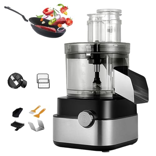 Elettrico per verdure con 5 lame, preparazione degli alimenti senza sforzo per una preparazione rapida e facile dei pasti in cucina, chef casalinghi e appassionati di cucina