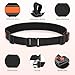 Illumifun LED Running Waist Belt, USB Rechargeable Light Up Waistband, High Visibility Safety Belt for Running, Jogging, Biking, Camping, Walking (Orange)
