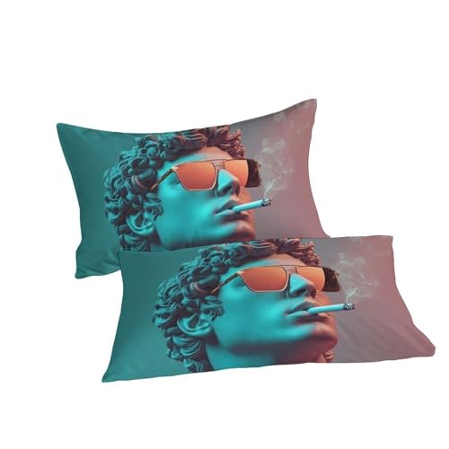 Housse de couette double imprimé 3D Les Tendances en microfibre avec zip invisible 200x200