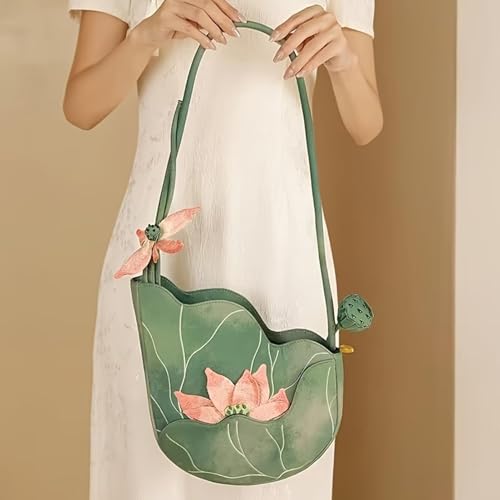Sac À Main Vintage Léger en Tissu Imprimé Floral Champêtre - 4
